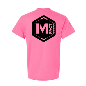 Hi-Vis Tee - Safety Pink (Back)
